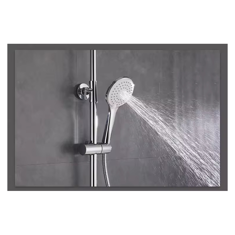 Brass Stainless Steel 3 Function Chrome Shower Sets For Hotel